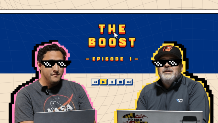 The Boost Hosts with Edited Sunglasses